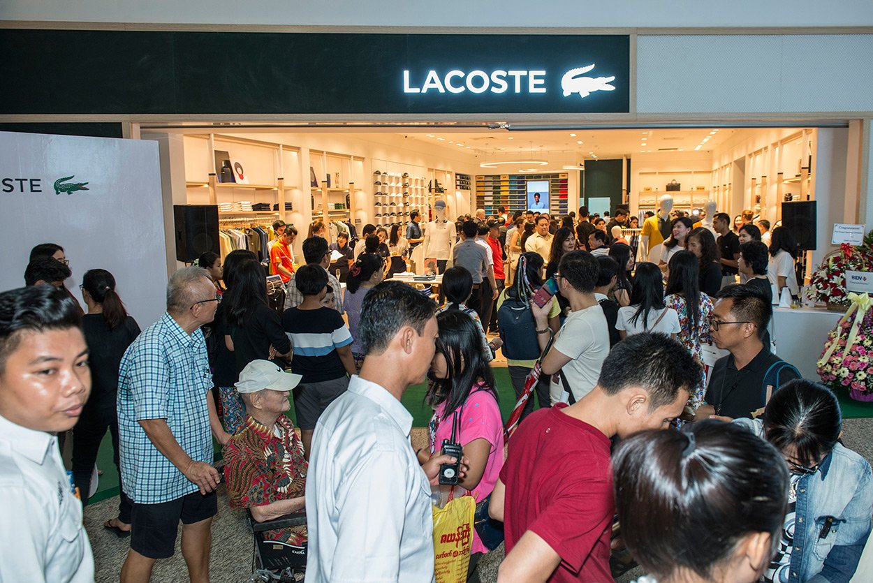 Lacoste Grand Opening