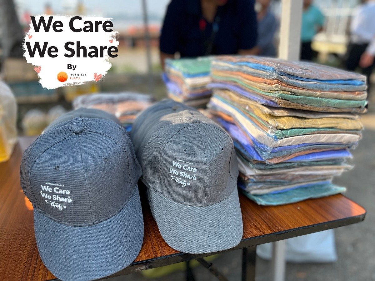 We Care, We Share by Myanmar Plaza: March Donation