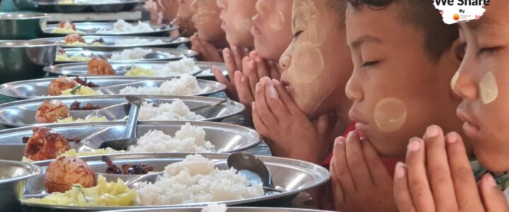 Donated to the “Dhamika Yama Parirati-Shwe Kyin Monastic School,” which is educating and fostering more than 250 children.